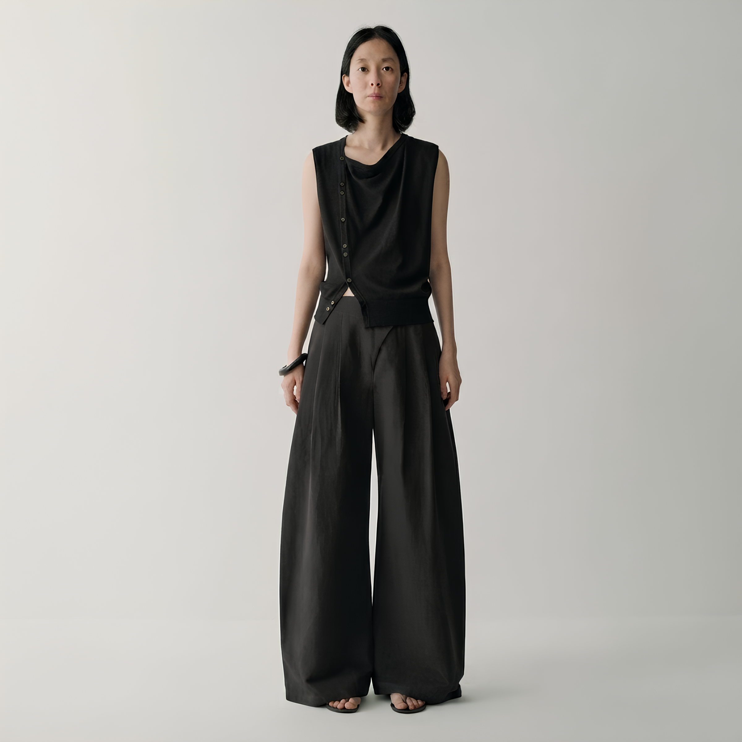 Amme Cotton Linen Trousers