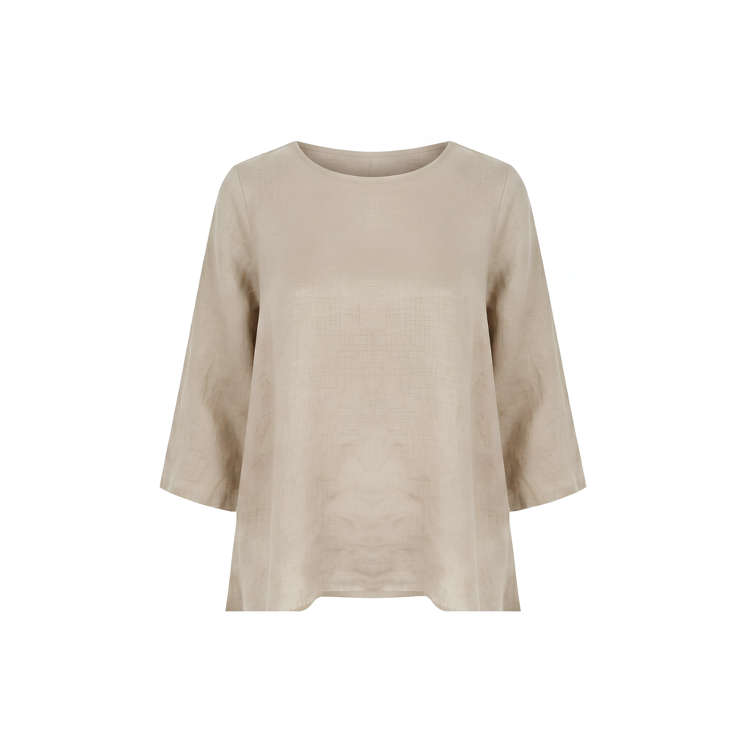 Anna Asymmetric Linen Top