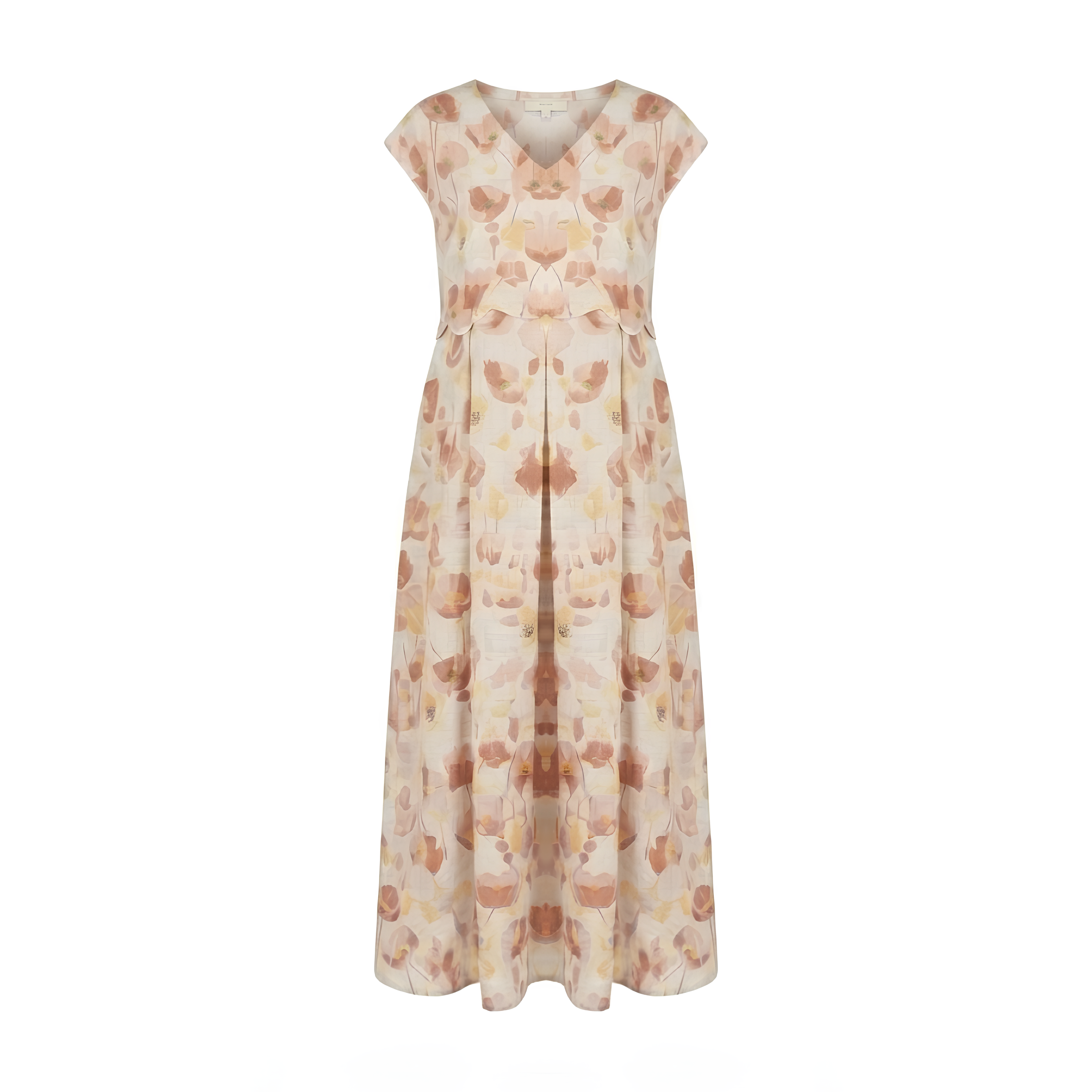 Carnation Linen Maxi Dress