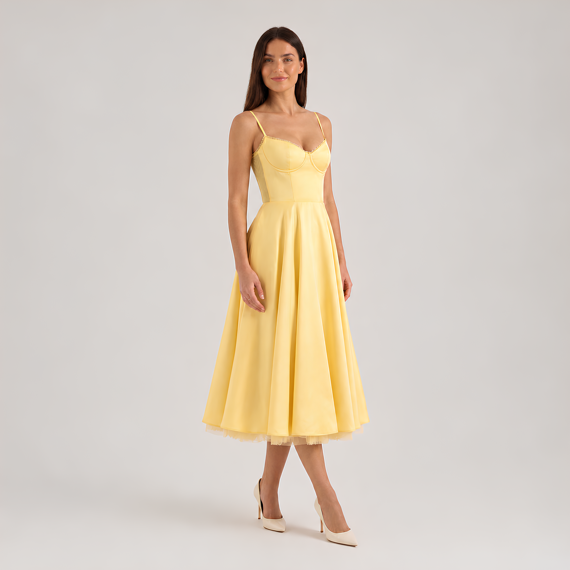 Corset Midi Dress Isolle