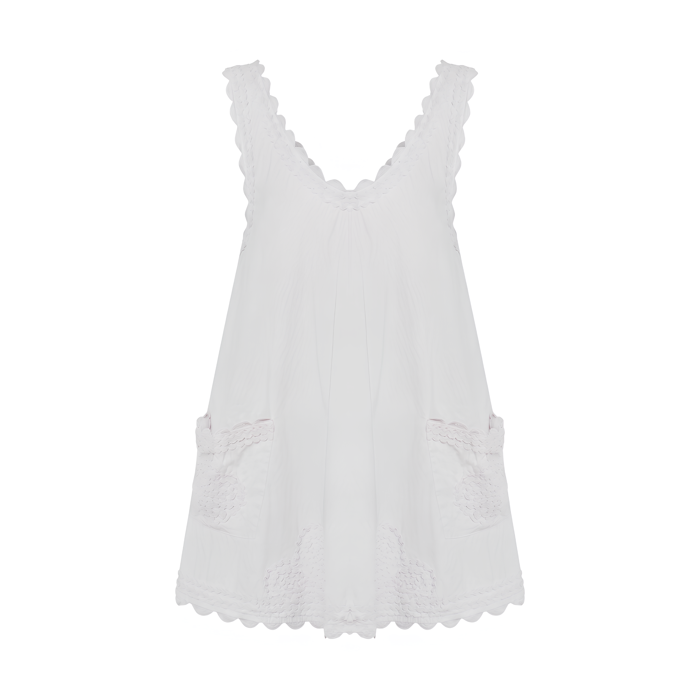 Hibiscus Ric Rac Poplin Dress