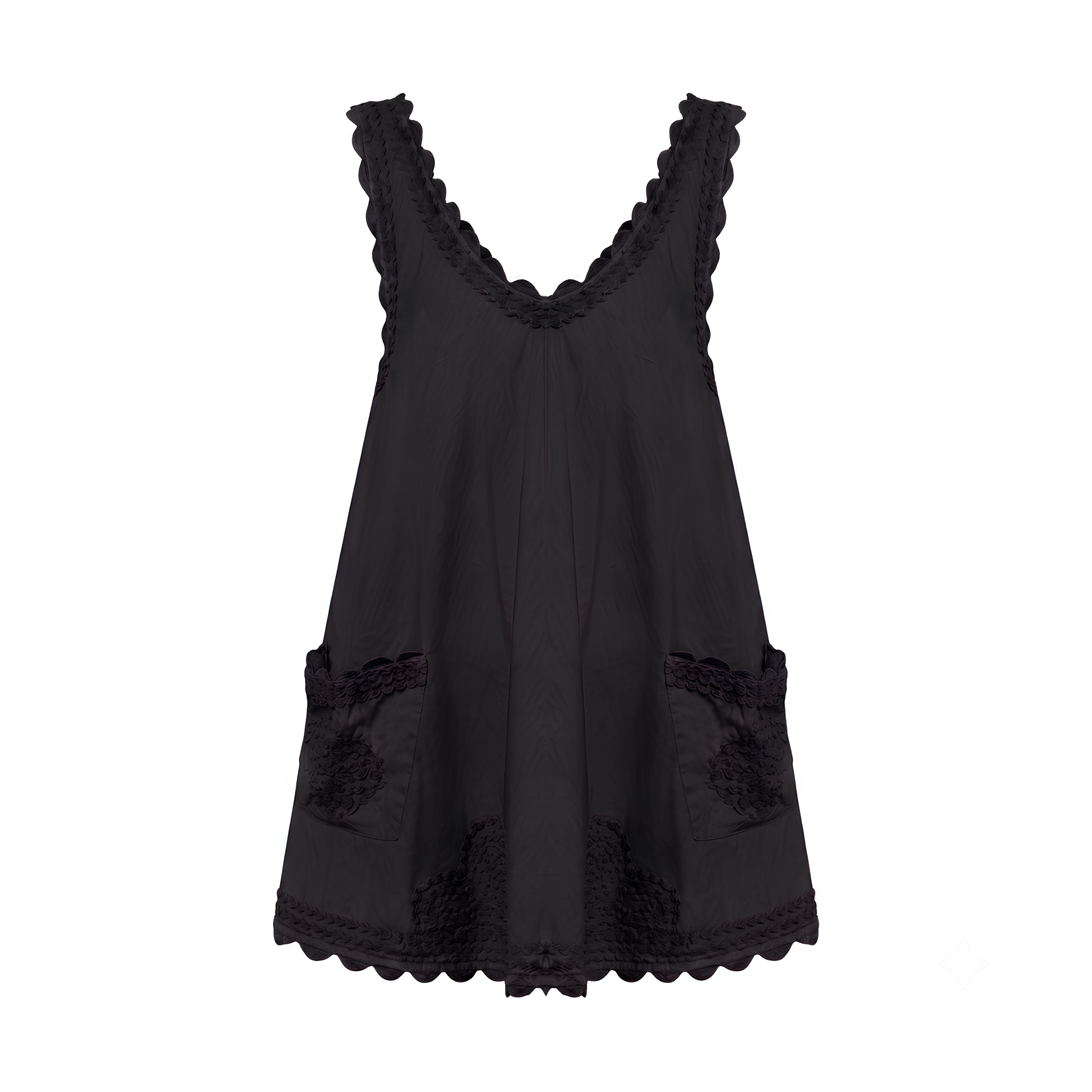 Hibiscus Ric Rac Poplin Dress