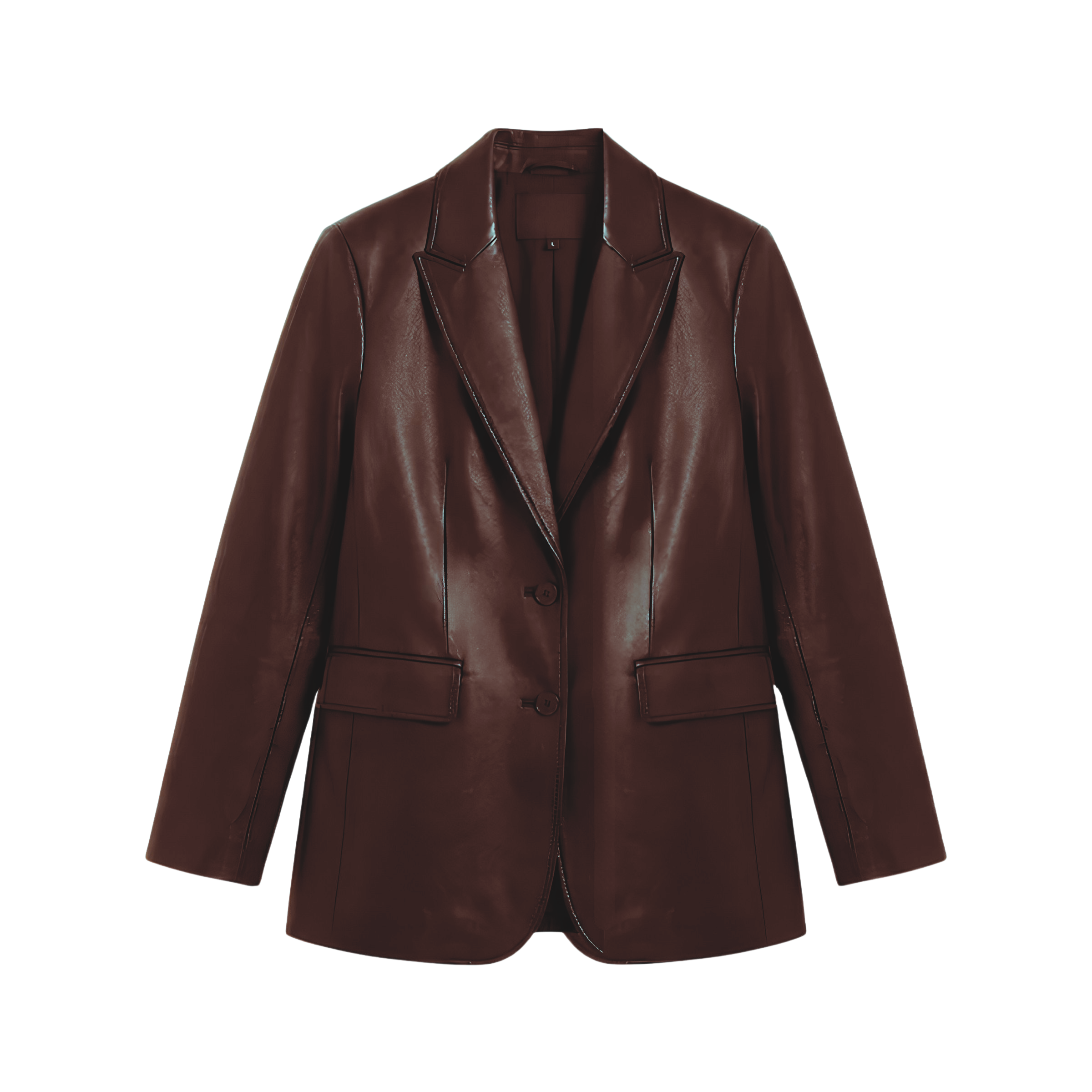 Leather Blazer Oversized