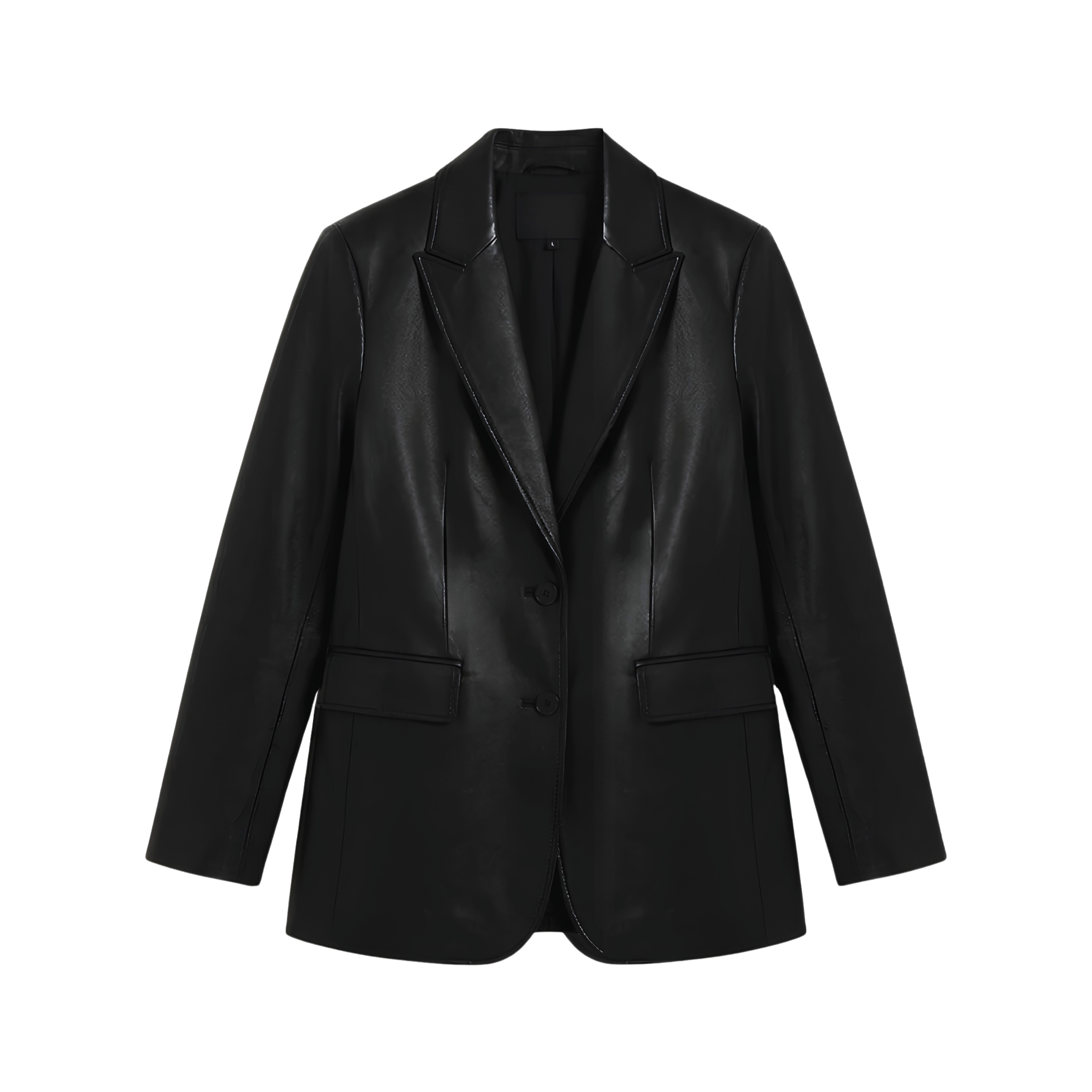 Leather Blazer Oversized