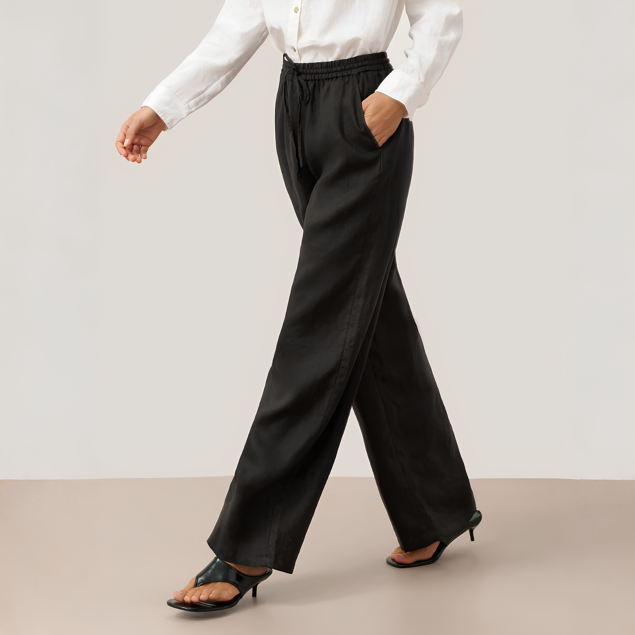 Lyon Classic Linen Trousers