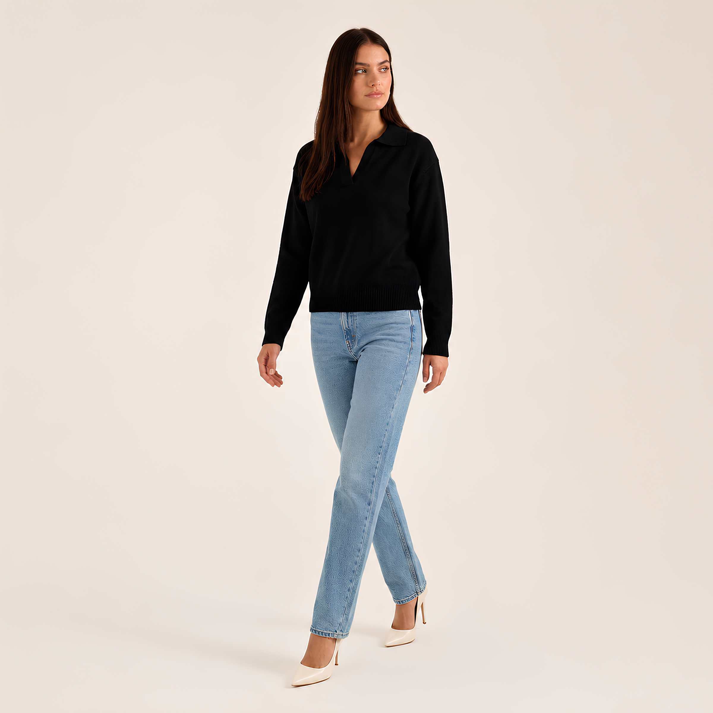 Margaret Polo Knit Sweater