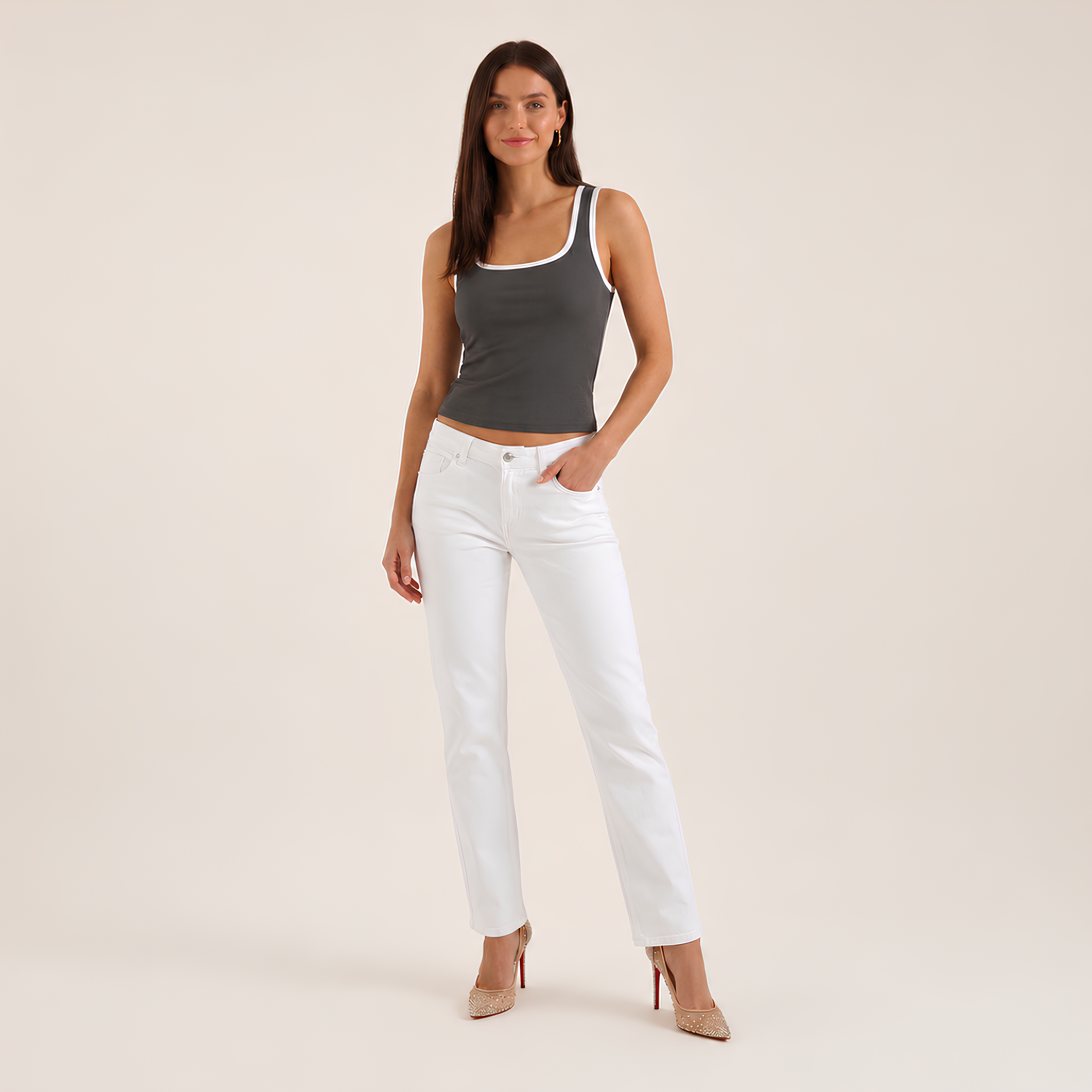 Square Neck Tank Toop