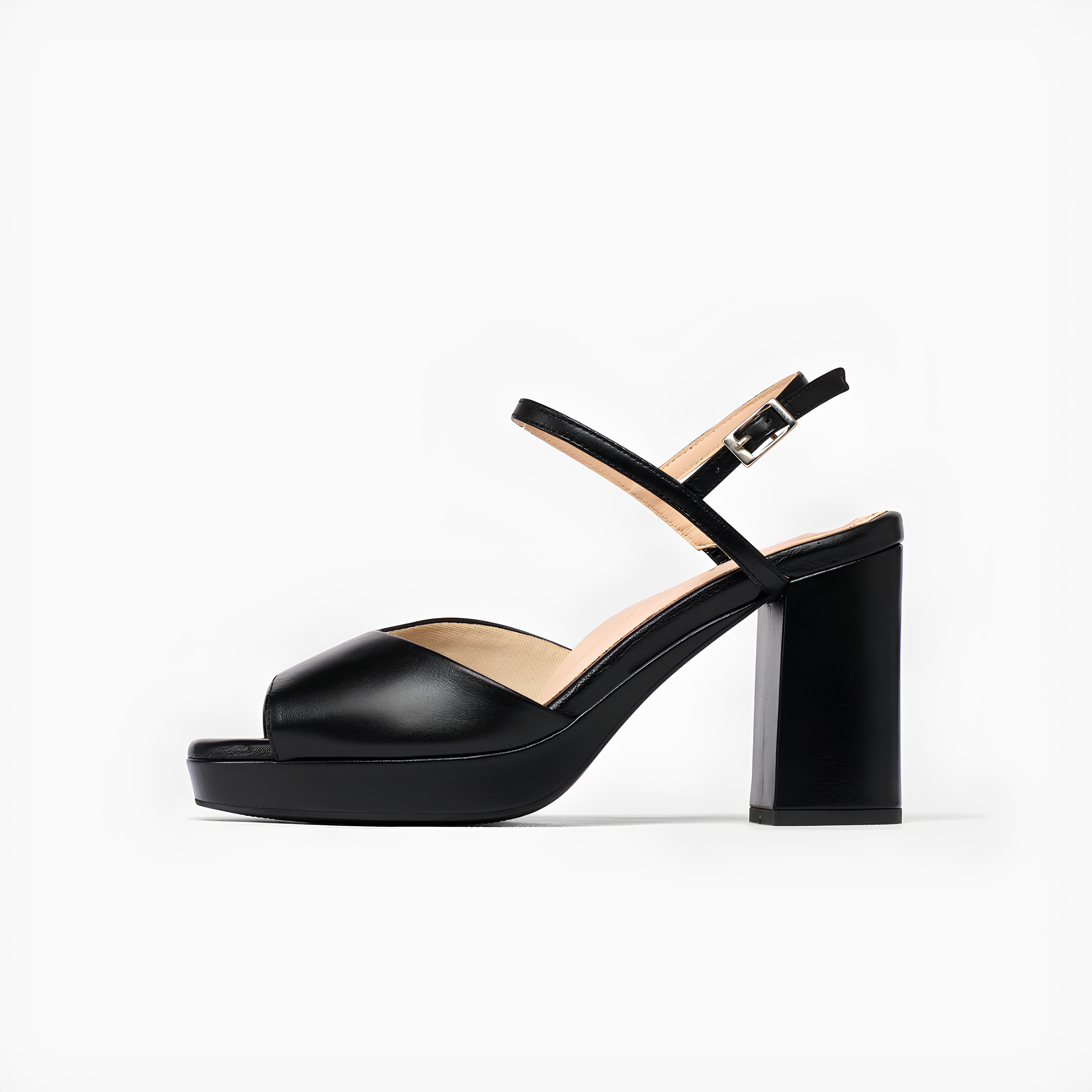 Block Heel Ankle Strap Miia