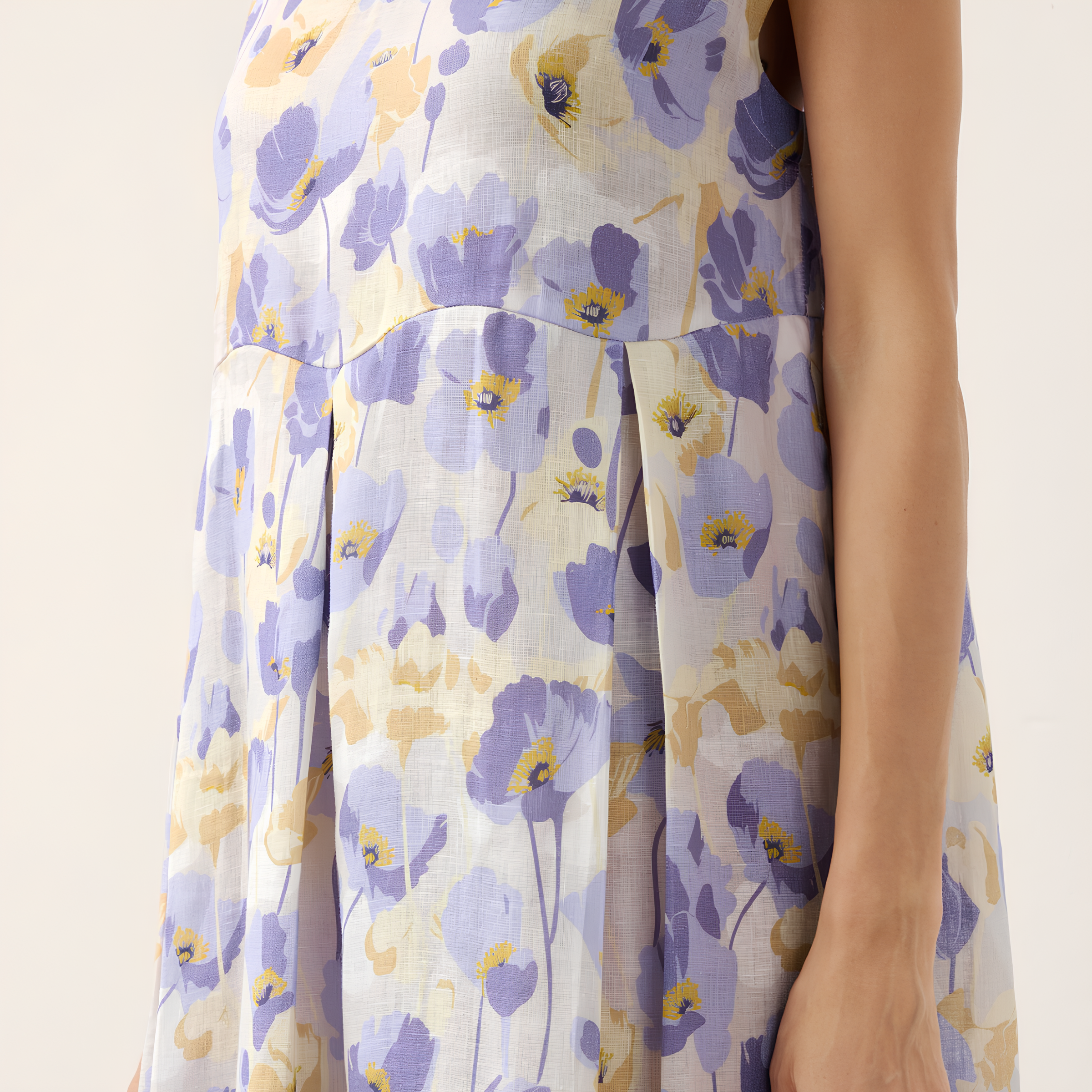 Carnation Linen Maxi Dress