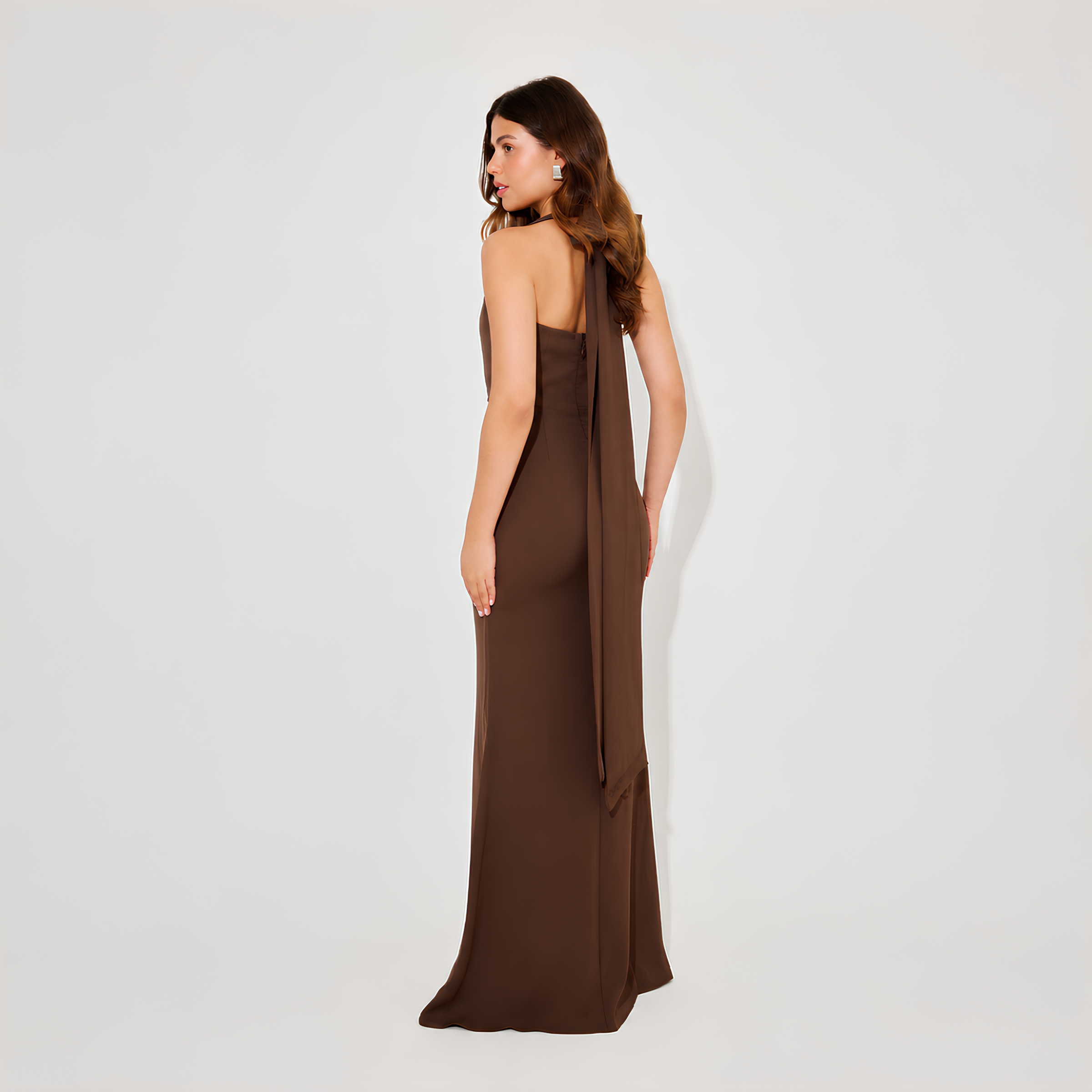 Halter Neck Maxi Dress Valle