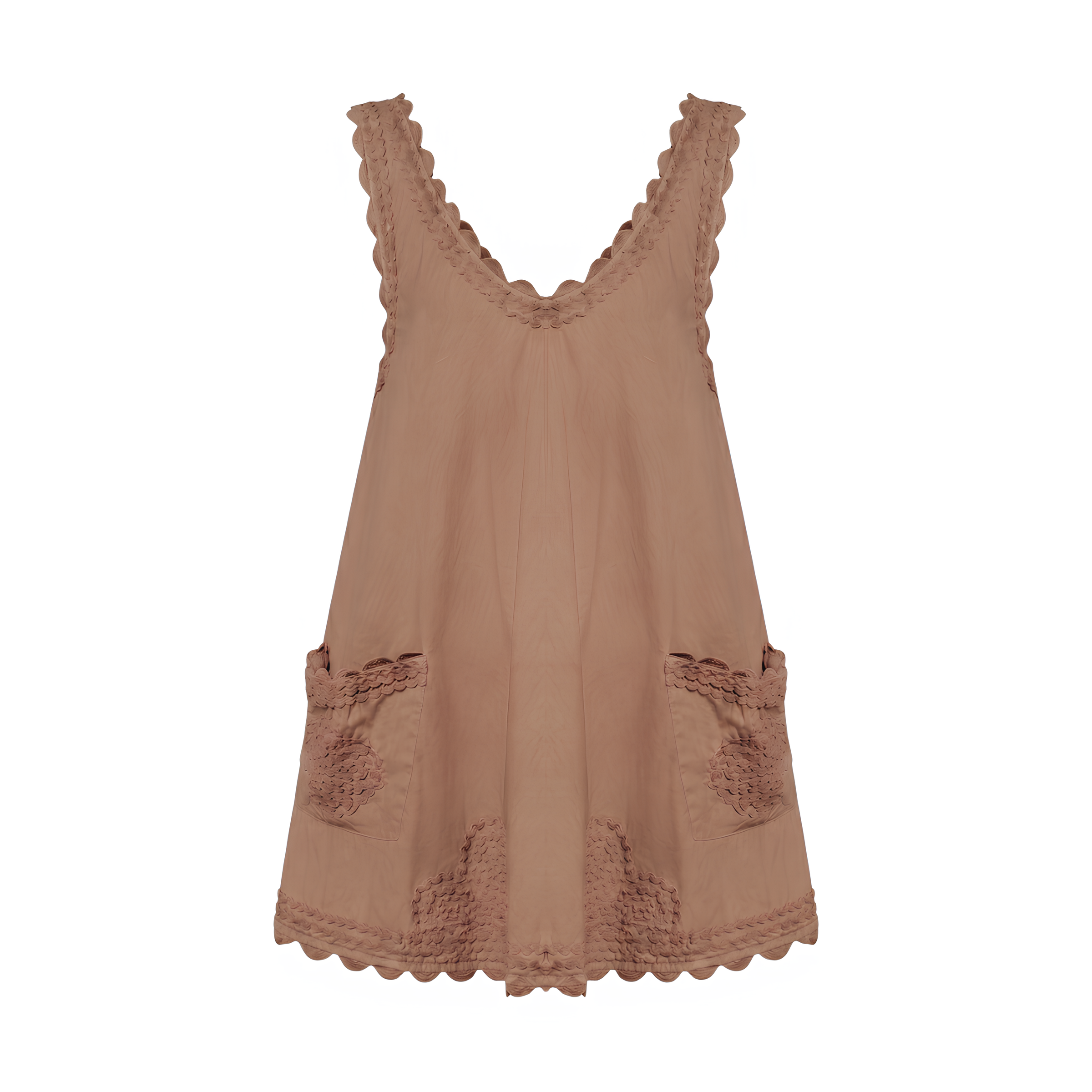 Hibiscus Ric Rac Poplin Dress