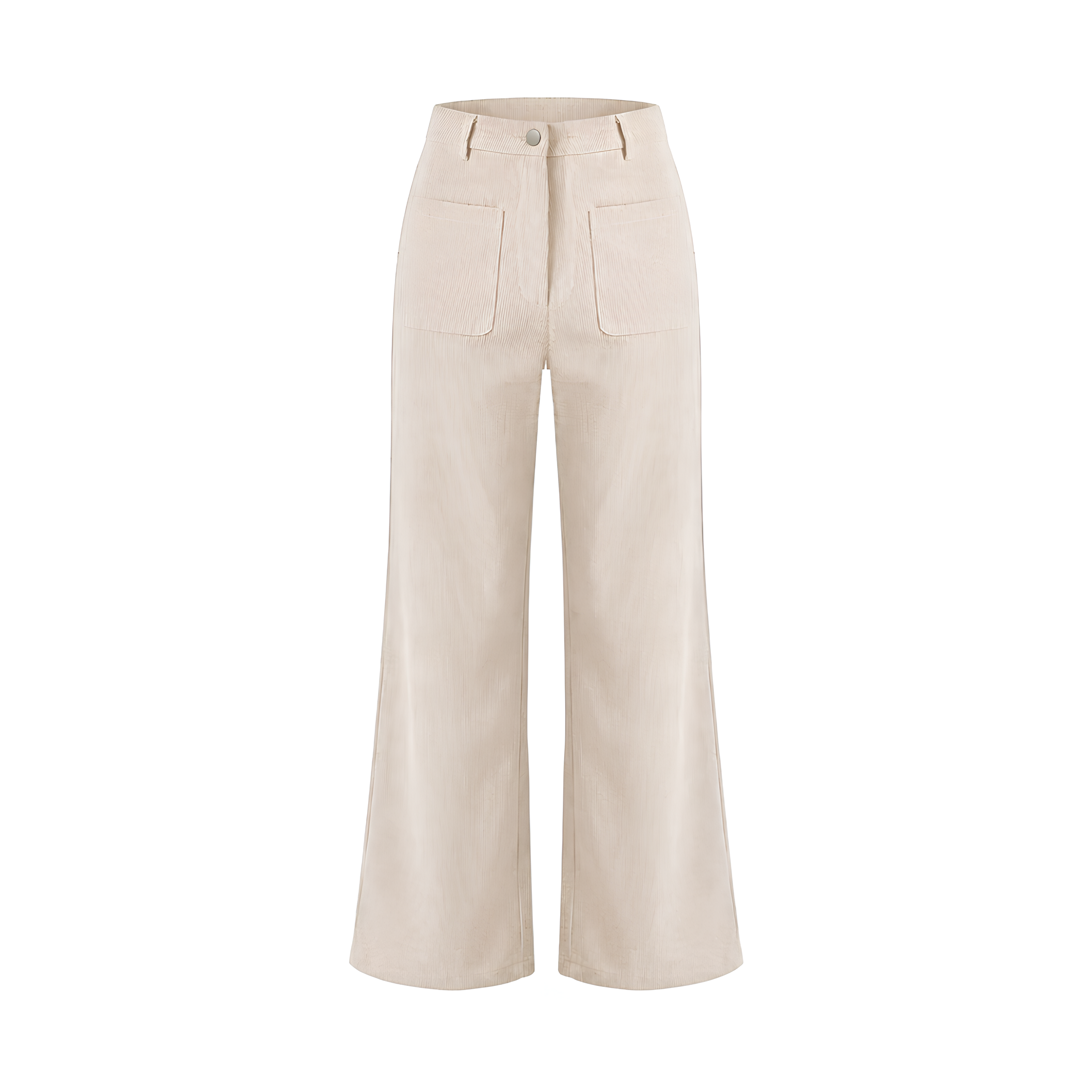 High Waist Corduroy Pants