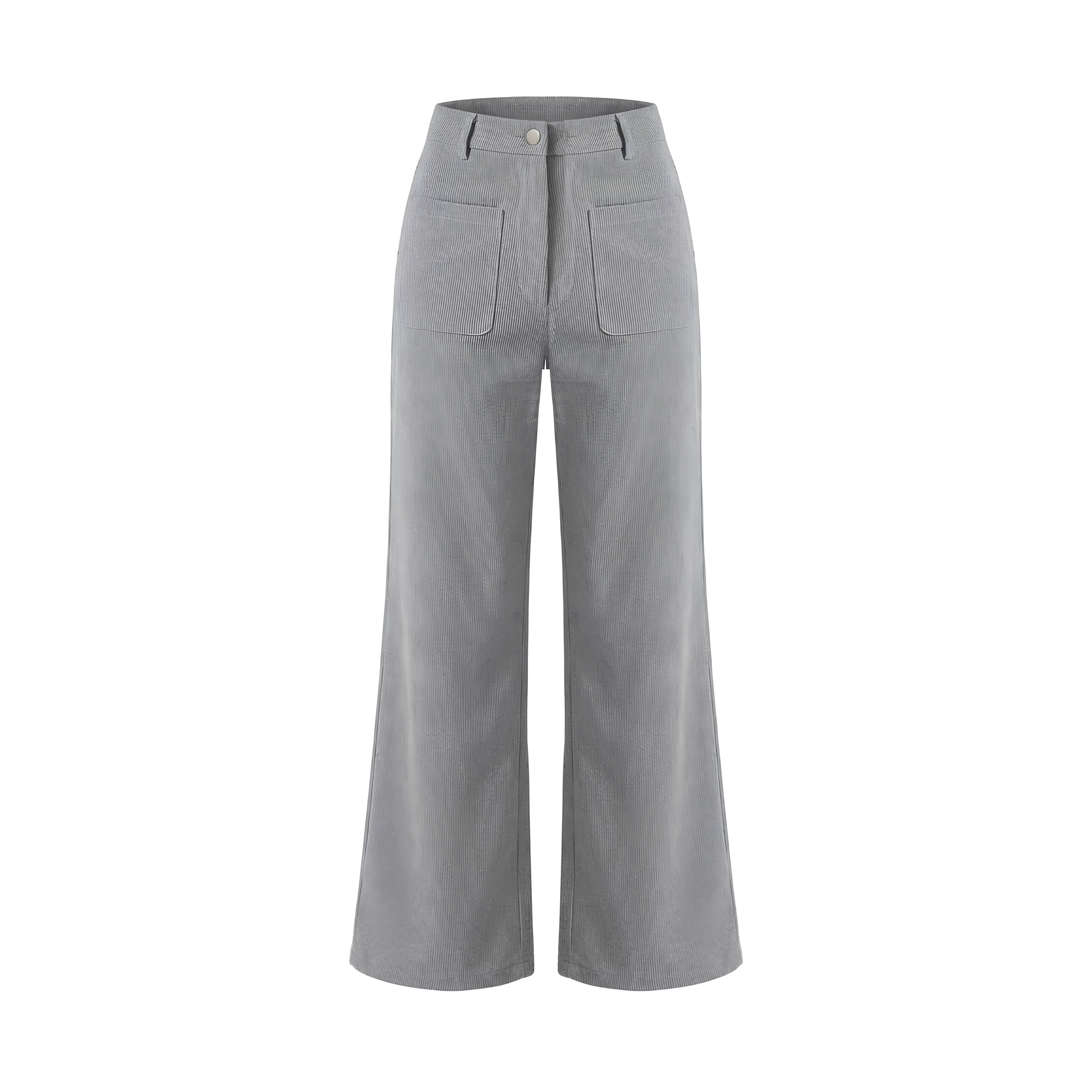 High Waist Corduroy Pants