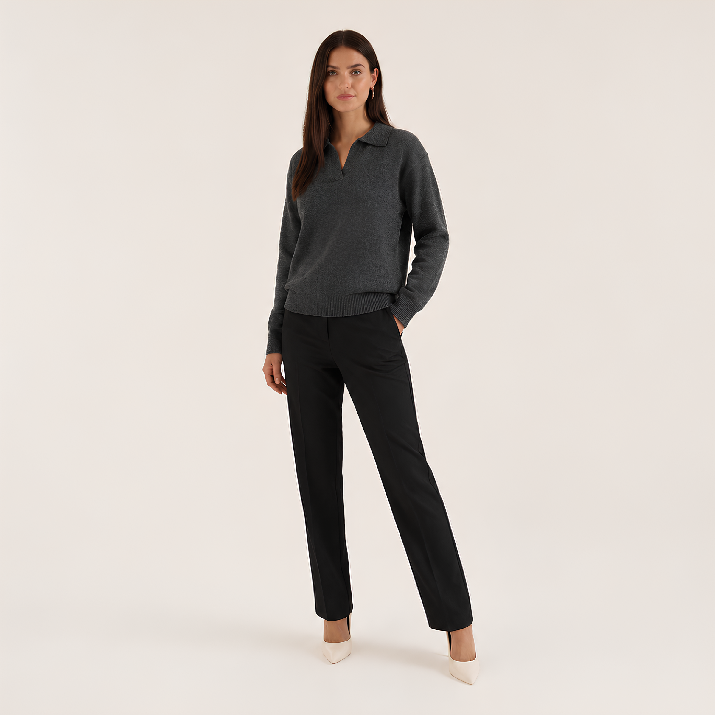 Margaret Polo Knit Sweater