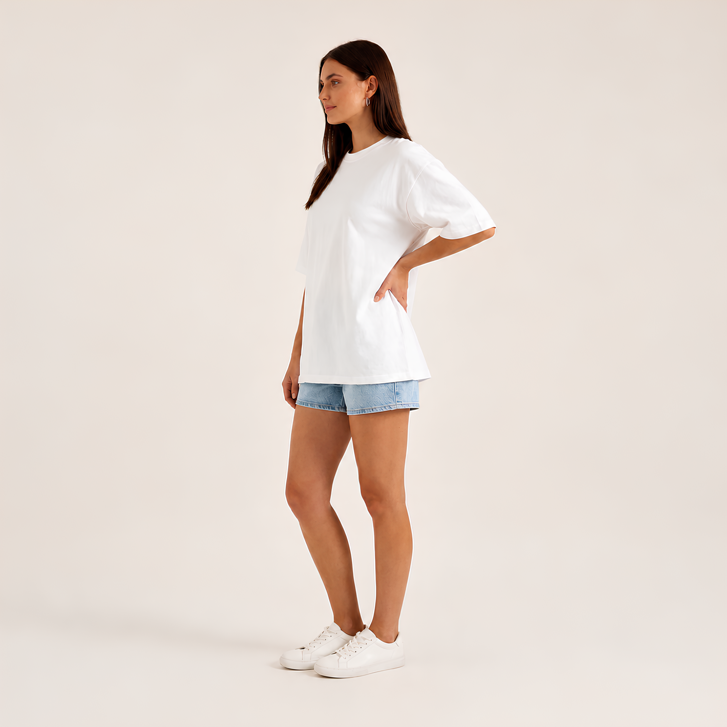 Minimal Cotton T-Shirt Sella