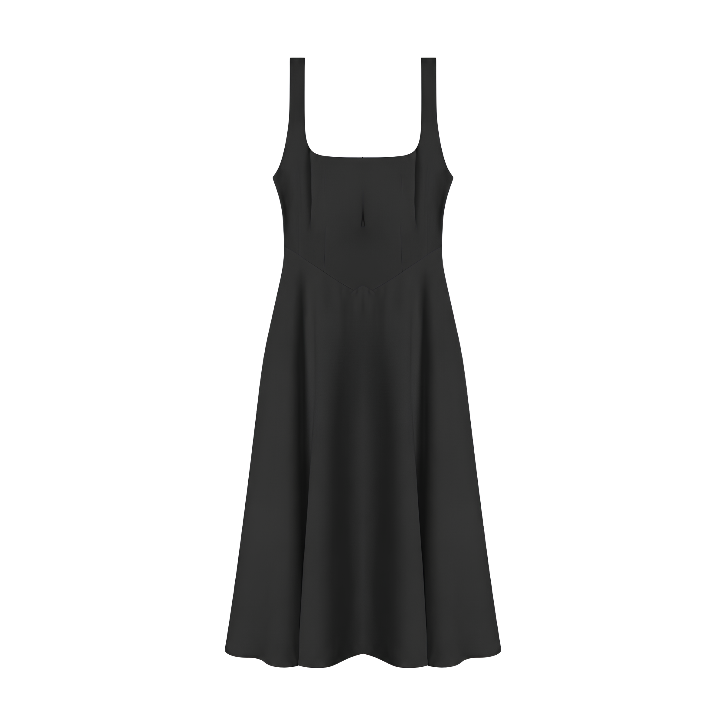 Square Neck Midi Dress Luna