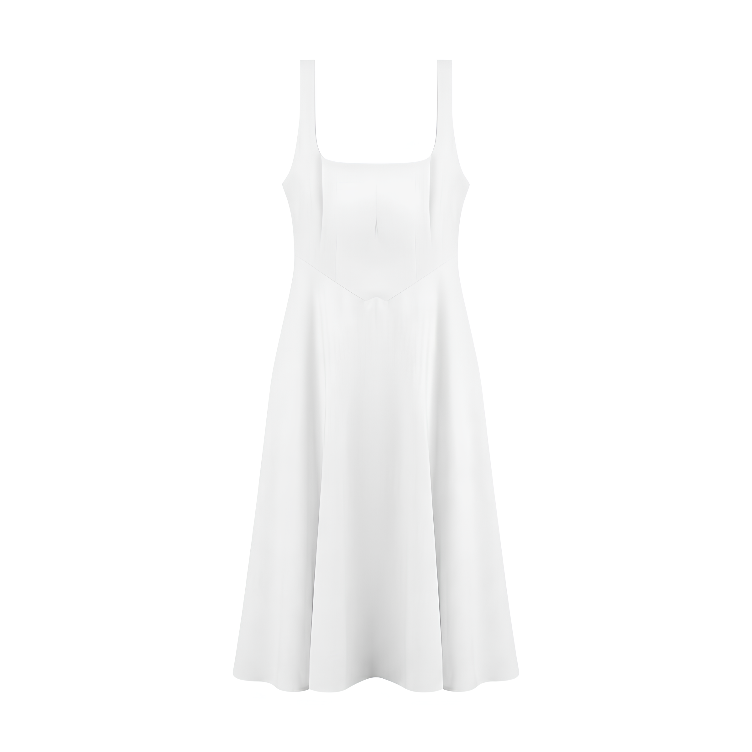 Square Neck Midi Dress Luna