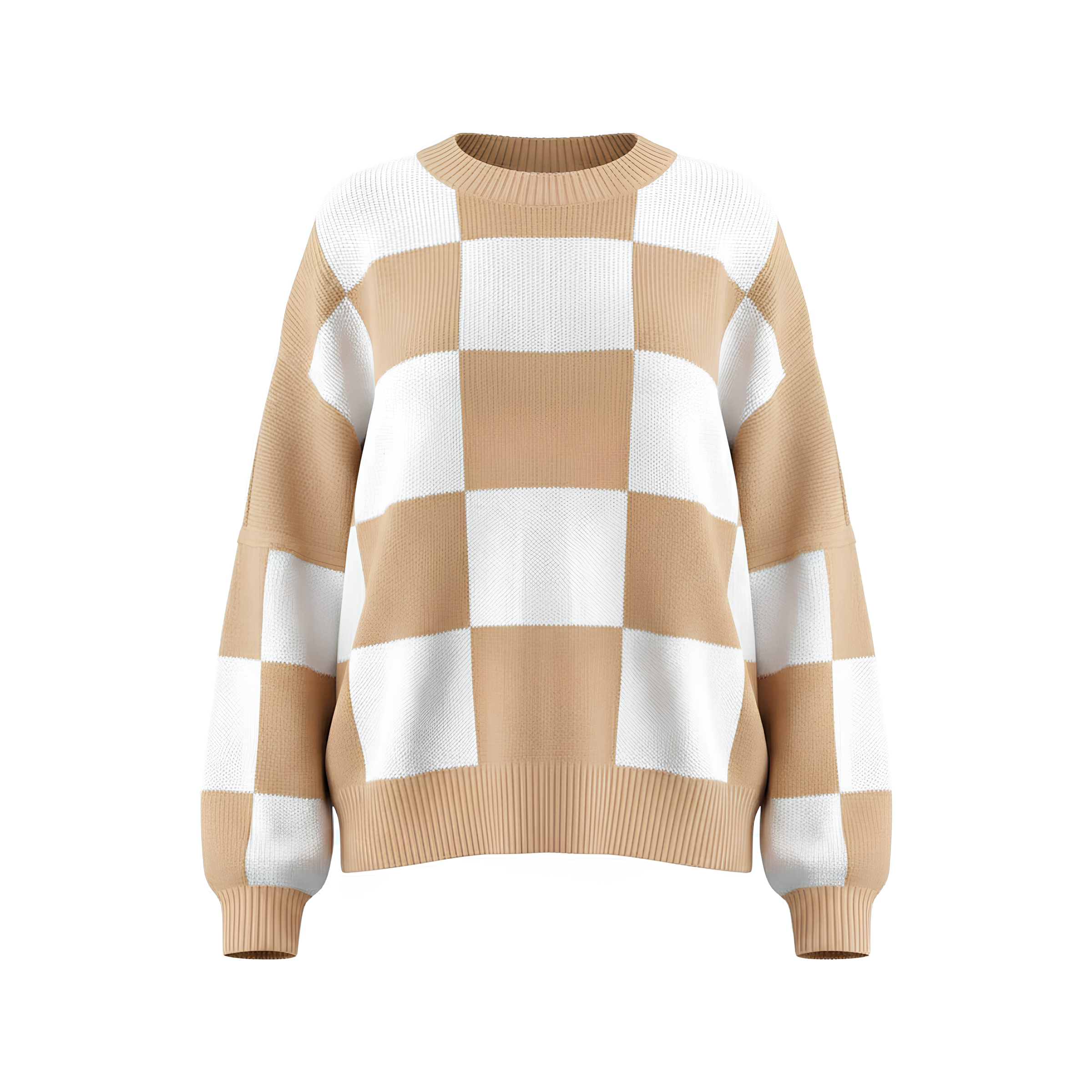 Statement Check Sweater