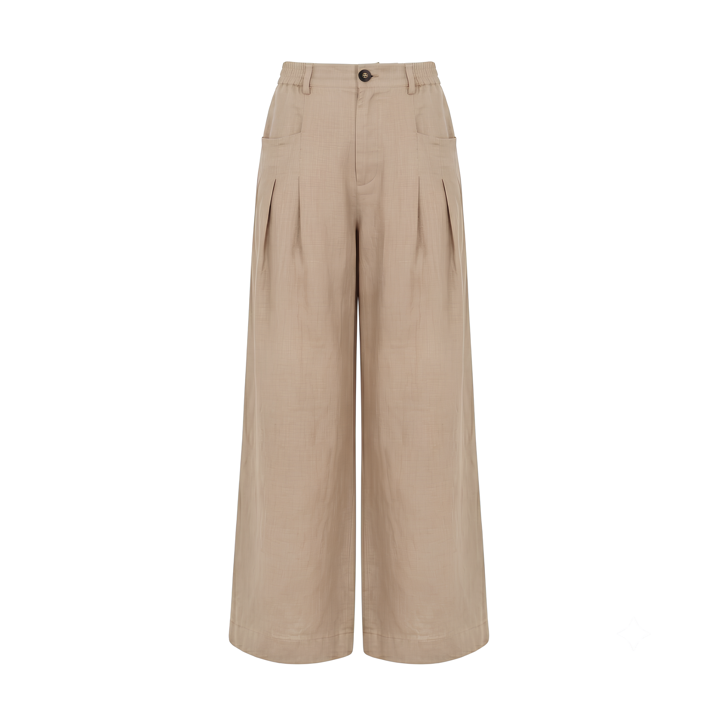 Vera Pleated Linen Trousers